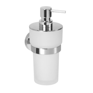 SAPHO WS019 LARISSA dozownik 250ml, szkło mleczne, chrom
