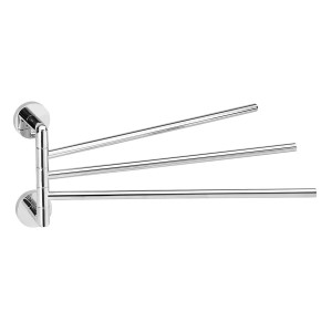 SAPHO WS022 LARISSA wieszak na ręczniki potrójny obrotowy 350mm, chrom