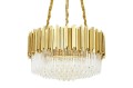Lampa wisząca IMPERIAL GOLD 60 - stal, kryształ King Home DW-D5688S.GOLD