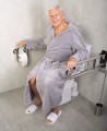 HANDICAP poręcz z uchwytem na papier toaletowy, chrom