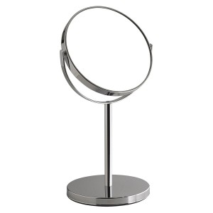 Gedy 211213 ANNA lusterko kosmetyczne stojące, średnica 163mm, dwustronne, chrom