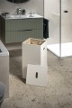 LUXURY kosz na bieliznę 30x61,8x30cm, biały