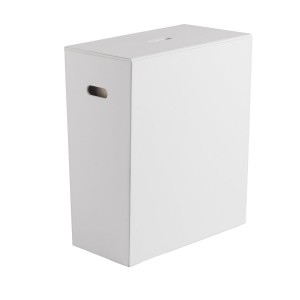 Gedy 103702 LUXURY kosz na bieliznę 49,5x61,8x29cm, biały