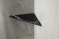 ABELINE półka narożna Rockstone 250x250mm, czarny attica