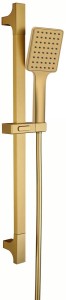 SAPHO SC815GB Zestaw prysznicowy, przesuwny uchwyt 680mm, złoto mat