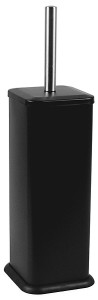 AQUALINE GA1210B SIMPLE LINE szczotka do WC kwadratowa, czarny mat