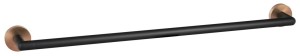 SAPHO WS010BC LARISSA wieszak na ręczniki 600mm, czarny/miedź mat