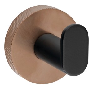 SAPHO WS101BC LARISSA wieszak, czarny/miedź mat