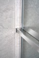 Półka skracana do kabin prysznicowych walk-in 60-140 cm, chrom