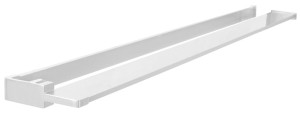 SAPHO EG1434 Półka skracana do kabin prysznicowych walk-in 60-140 cm, biały mat
