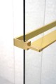 Półka skracana do kabin prysznicowych walk-in 60-140 cm, złoty mat