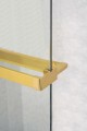 Półka skracana do kabin prysznicowych walk-in 60-140 cm, złoty mat