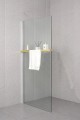 Półka skracana do kabin prysznicowych walk-in 60-140 cm, złoty mat