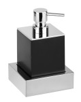 SAPHO XS104B X-STEEL dozownik mydła do postawienia 200ml, czarny mat