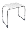 HANDICAP taboret łazienkowy, regulowana wysokość, chrom/biały