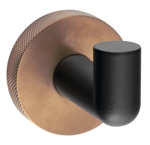 SAPHO WS001BC LARISSA wieszak, czarny/miedź mat