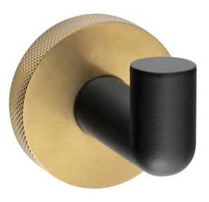 SAPHO WS001BG LARISSA wieszak, czarny/złoto mat