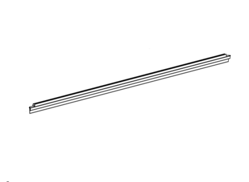 Radaway 007-106409100 uszczelka pozioma drzwi przejrzysta 93cm