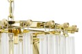 Lampa wisząca MURANO L złota - szkło, metal King Home JD9607-L.GOLD