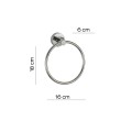 Gedy G-Project wieszak na ręcznik ring chrom 5070