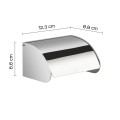 Gedy G-Project uchwyt na papier z klapką chrom 5025