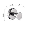Gedy G-Project wieszak punktowy chrom 5027