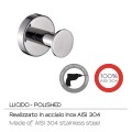 Gedy G-Project wieszak punktowy chrom 5027