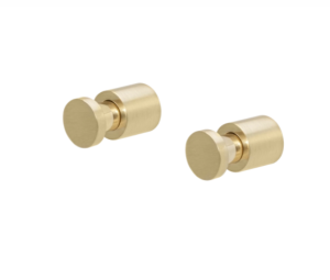 Tiger 800717 Tiger Pico Haczyk na ręcznik Szczotkowany złoty (2 sztuki)