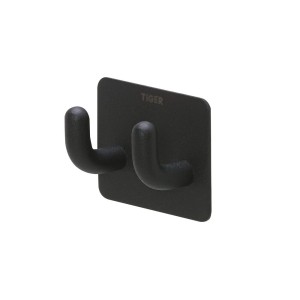 Tiger 800720 Tiger Pinky Haczyk na ręcznik podwójny Czarny mat