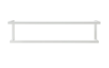 Carré Mały wieszak na ręczniki Biały 800258 Sealskin .png