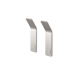 Tiger 800744 Tiger Single Haczyk na ręcznik (2 sztuki) Szczotkowana stal nierdzewna