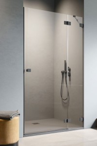Radaway Essenza Pro 8 DWJ Black drzwi wnękowe 110cm prawe 10480712-01-01R + 10510340-54-01R
