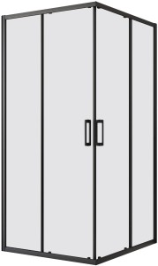 Radaway Premium Pro KDD BLACK kabina prysznicowa 100L część lewa 1017100-54-01L do kompletowania z częścią prawą