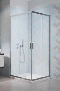 Radaway Alienta C 90x90x190 kabina kwadratowa, profil chrom, szkło przejrzyste 10239090-01-01