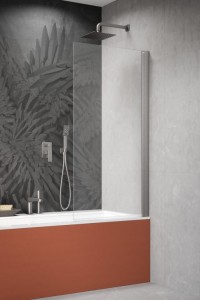 Radaway NES PNJ BRUSHED NICKEL 60 parawan nawannowy jednoczęściowy uchylny prawy. Dostawa gratis!