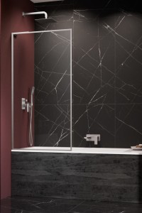 Radaway Modo F SL Brushed Nickel PNJ II 80 parawan nawannowy jednoczęściowy lewy, szkło przejrzyste. Dostawa gratis! 10406080-91-01L