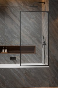 Radaway Modo F SL Brushed GunMetal PNJ II 50 parawan nawannowy jednoczęściowy prawy, szkło przejrzyste. Dostawa gratis! 10406050-92-01R