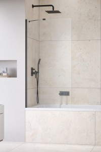 Radaway Idea Brushed GunMetal PNJ II 50 parawan nawannowy jednoczęściowy, szkło przejrzyste 500x1500mm, 10001050-92-01. Dostawa gratis!