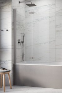 Radaway NES Brushed Nickel PND I 110 parawan nawannowy dwuczęściowy, uchylny lewy 10010110-91-01L. Dostawa gratis!