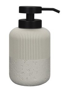 Aqualine AB2119B ALBA dozownik mydła do postawienia, biały/czarny mat