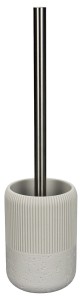 Aqualine AB2135 ALBA WC-szczotka do postawienia, biały/chrom