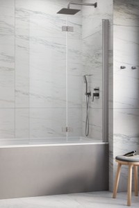 Radaway NES Brushed Nickel PND I 100 parawan nawannowy dwuczęściowy, uchylny prawy 10010100-91-01R. Dostawa gratis!