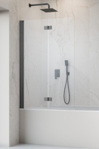 Radaway NES Brushed GunMetal PND I 120 parawan nawannowy dwuczęściowy, uchylny lewy 10010120-92-01L. Dostawa gratis!