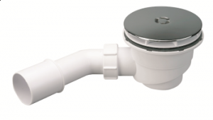 McAlpine HC27-GP Syfon brodzikowy wys.80mm z odejściem 40/50mm czyszczony od góry ,pokrywa ABS ZŁOTY 113mm