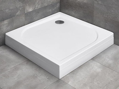 Radaway Delos C 900x900x145x12 brodzik kwadratowy z obudową