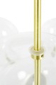 Lampa wisząca CAPRI DISC 5 złota - LED, aluminium, szkło King Home XCP9148-5A
