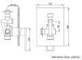 Kohlman NEXEN QW220U bateria prysznicowa podtynkowa