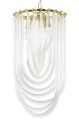 Lampa wisząca MURANO L złota - szkło, metal King Home JD9607-L.GOLD