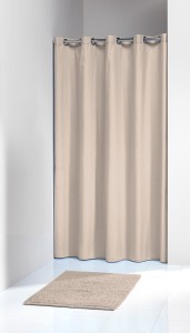 ***Sealskin Coloris zasłona prysznicowa beż 180x200cm 232211365