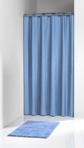 *Sealskin Granada zasłonka prysznicowa niebieska 180x200cm 217001321